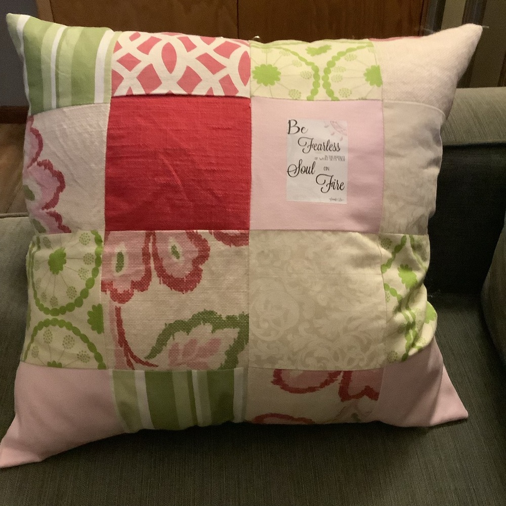 ‘Pillow Talk’ custom decorative pillow